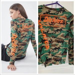 Urban Outfitters Dickies Neon Camo Long Sleeve